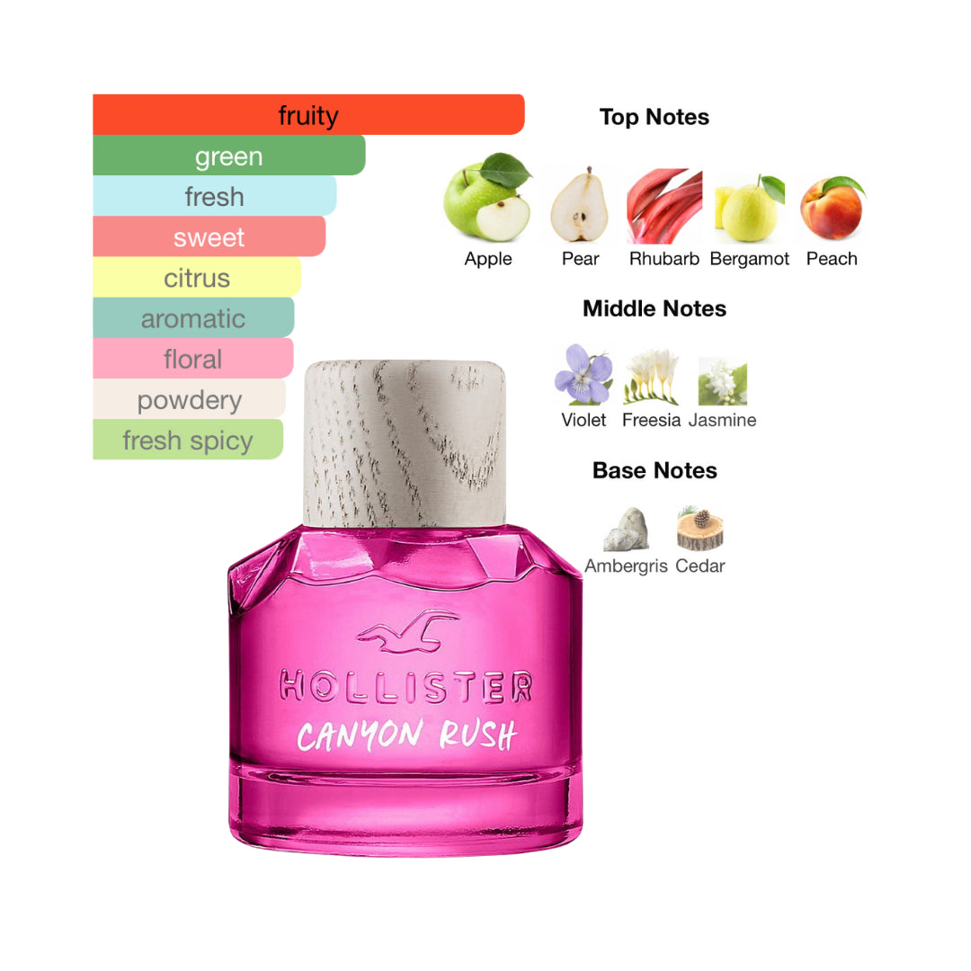 Hollister Canyon Rush 3.4 Oz Edp Women