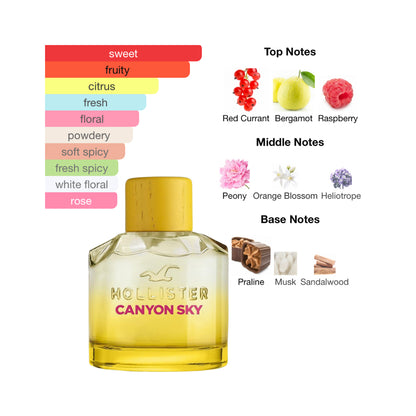 Hollister Canyon Sky 3.4 Oz Edp Women