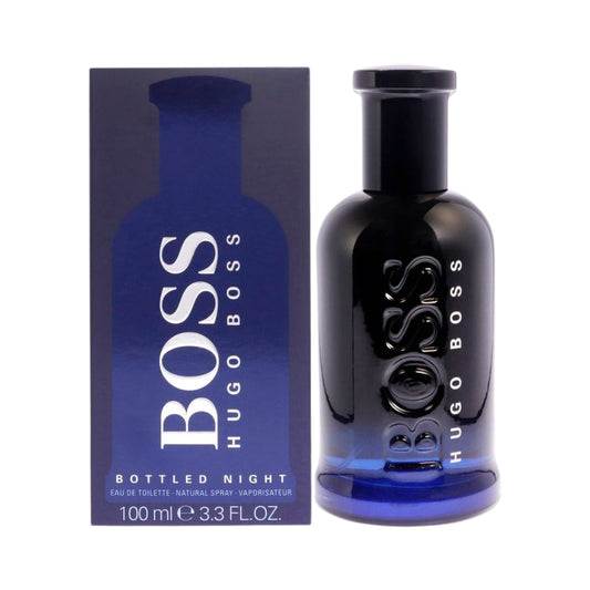 Hugo Boss Bottled Night 3.3 Oz Edt Men