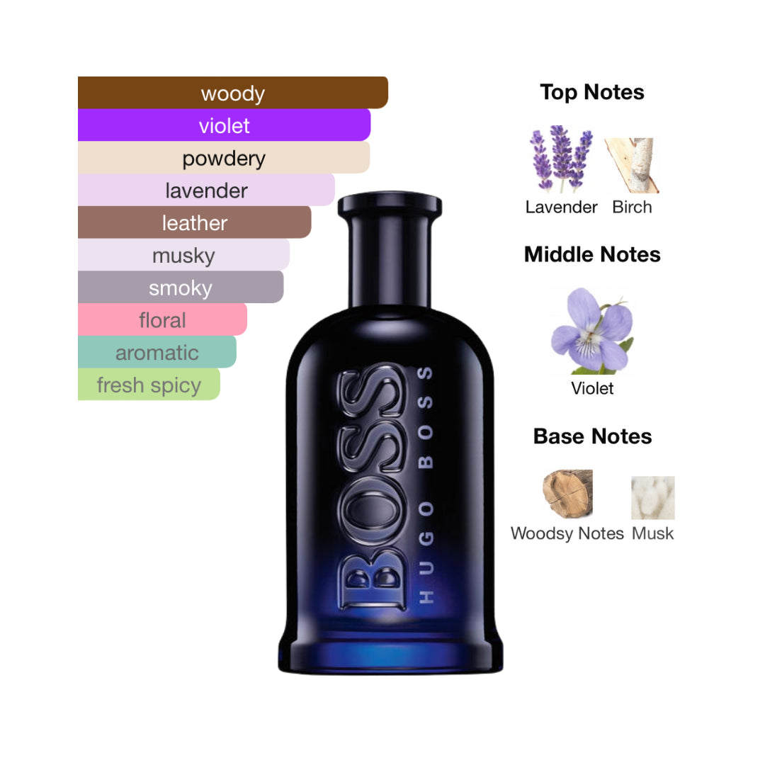 Hugo Boss Bottled Night 3.3 Oz Edt Men