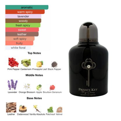 Armaf Club Private Key To My Dream 3.4 Oz Extrait De Parfum Men
