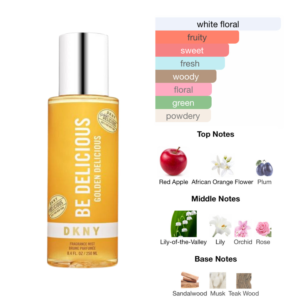 Donna Karan Body Mist Golden Delicious 8.4 Oz Women