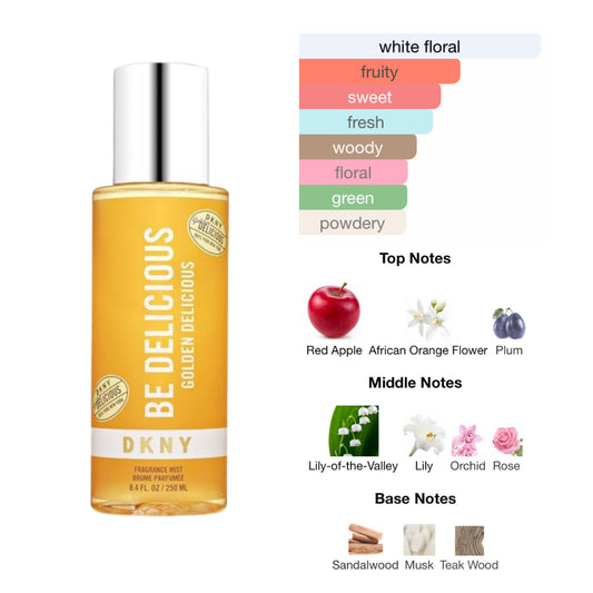 Donna Karan Body Mist Golden Delicious 8.4 Oz Women