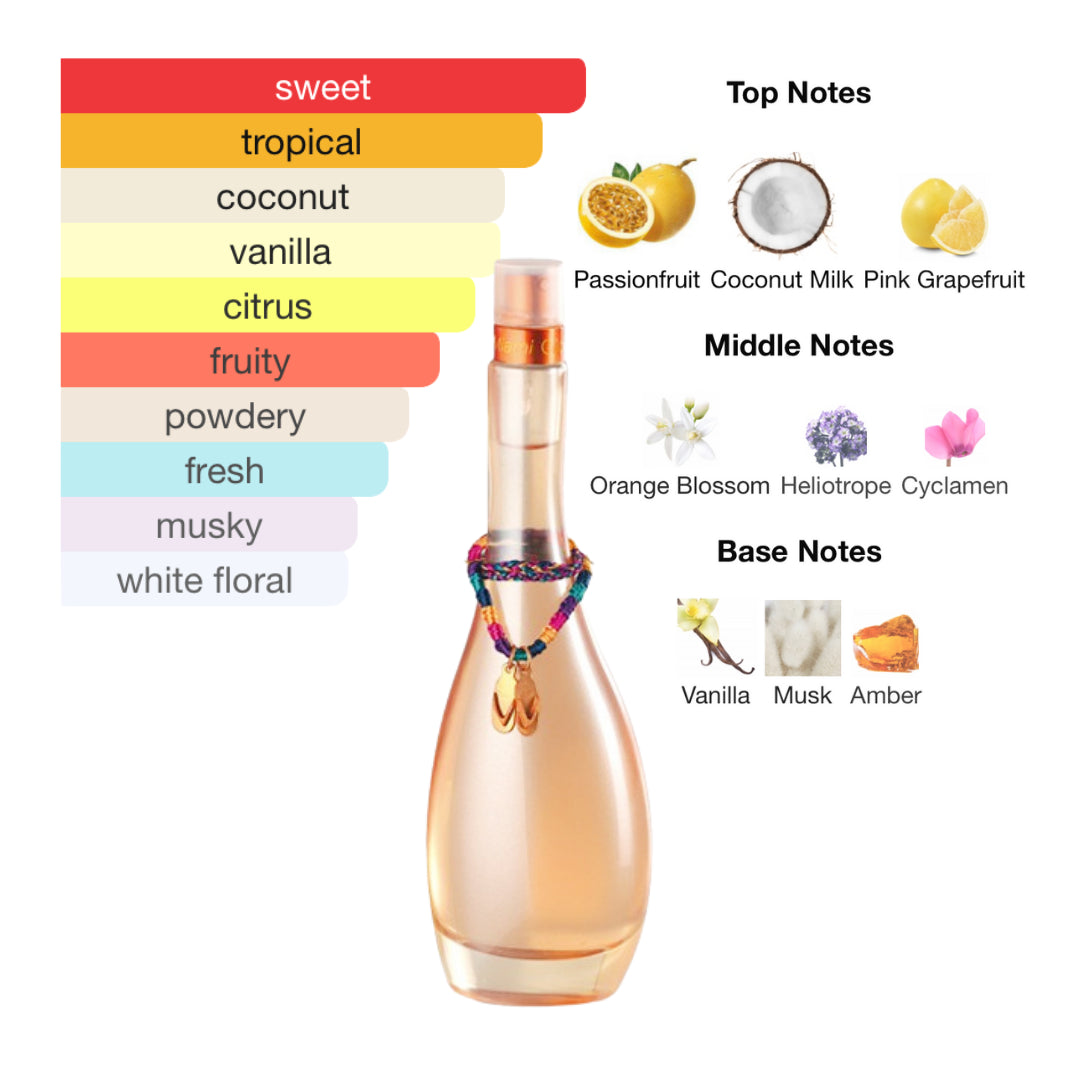 Jennifer Lopez Miami Glow 3.4 Oz Edt Women