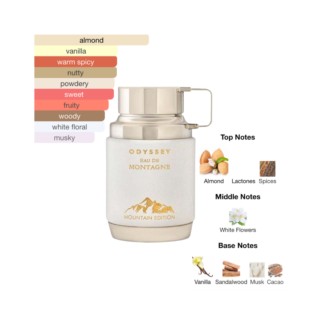 Armaf Odyssey Montagne Mountain 3.4 Oz Edp Unisex
