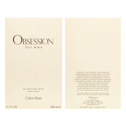 Calvin Klein Obsession 6.7 Oz Edt Men