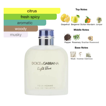Dolce & Gabbana Light Blue 6.7 Oz Edt Men