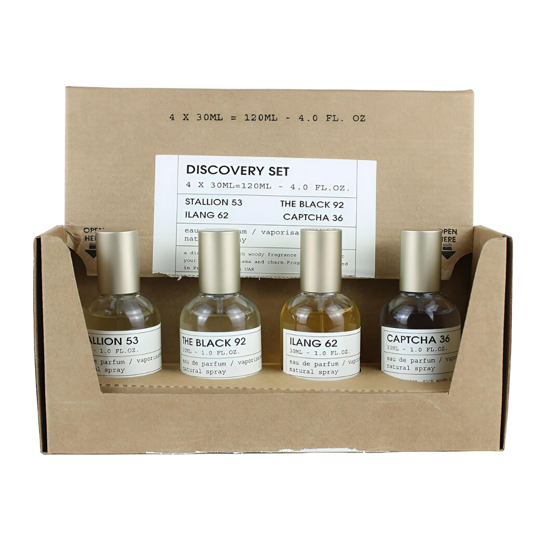 Emper Set Discovery Edp Stallion 53 + The Black 92 + Captcha 36 + Ilang 62 1.0 Oz Unisex
