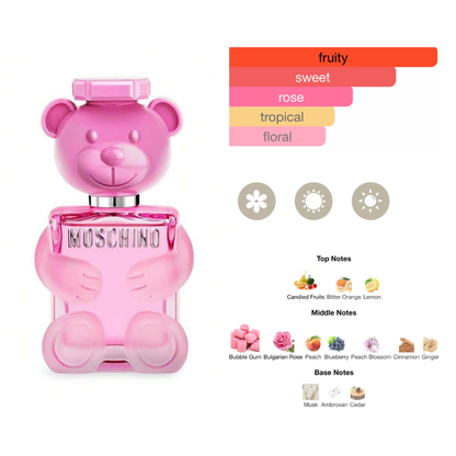 Moschino Set Toy 2 Bubble Gum 3 Pc 3.4 Oz EDT Women