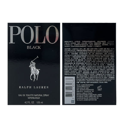 Ralph Lauren Polo Black 4.2 Oz EDT for Men