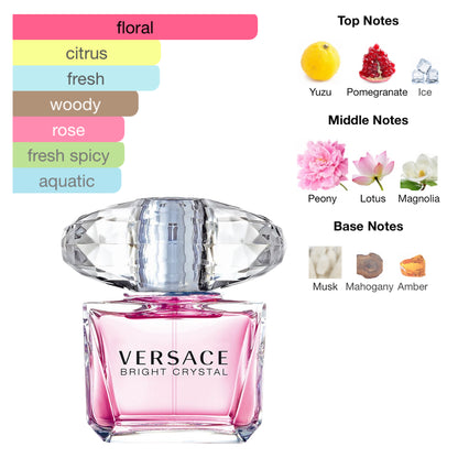 Versace Bright Crystal 1.0 Oz EDT for Women
