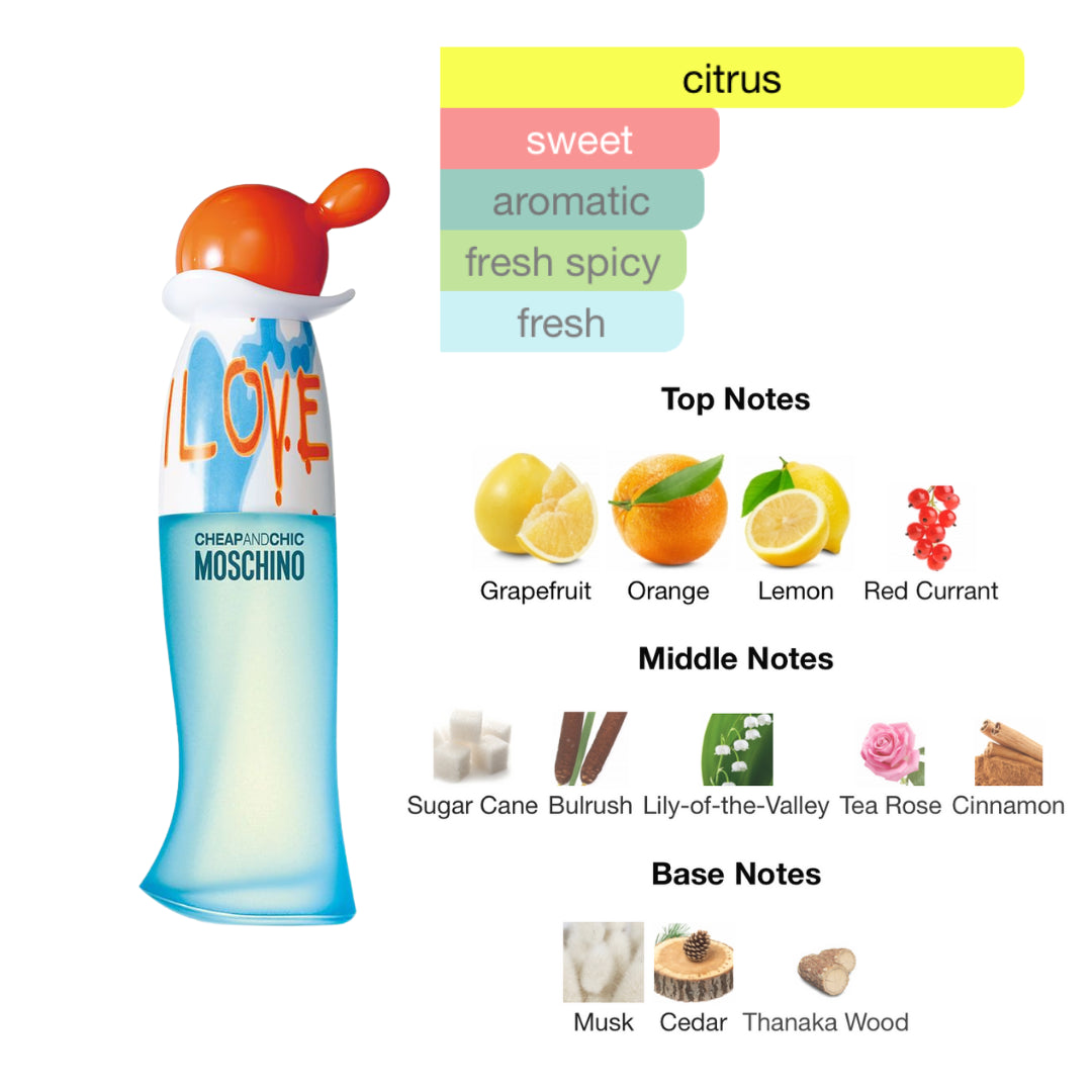Moschino I Love Love 3.4 Oz Edt Women