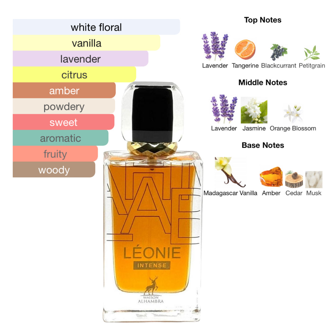 Maison Alhambra Leonie Intense 3.4 Oz Edp Men