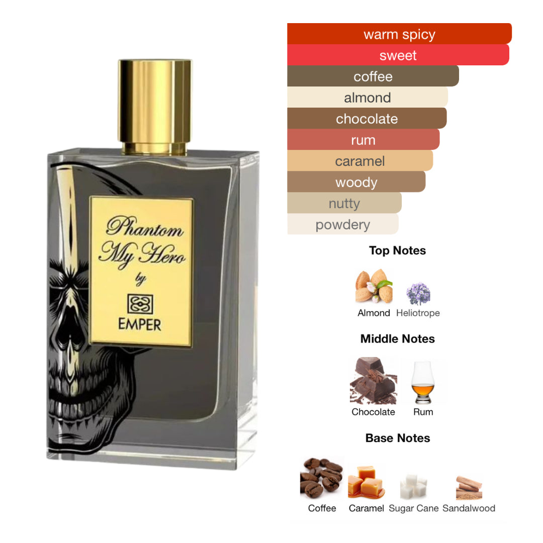 Emper Phantom My Hero 3.4 Oz Edp Men