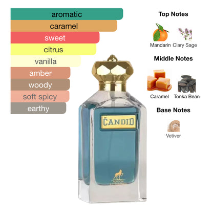 Maison Alhambra Candid Pour Homme 3.4 oz Edp Men