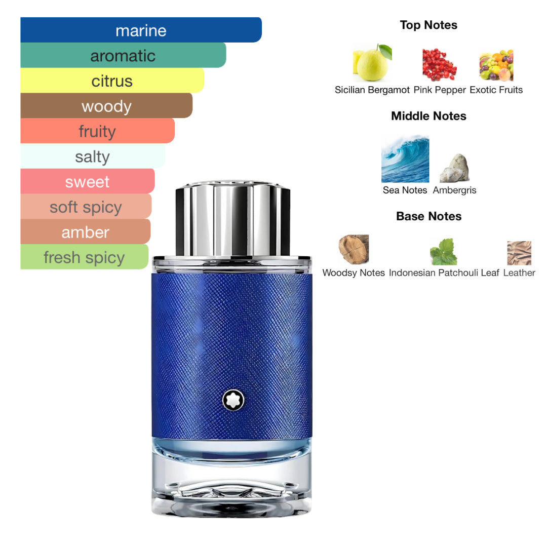 Mont Blanc Explorer Ultra Blue 3.4 Oz Edp Men