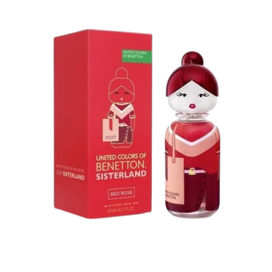 United Colors Of Benetton Sisterland Red Rose 2.7 Oz Edt Women