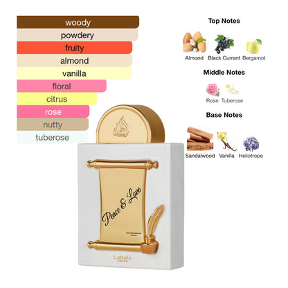 Lattafa Pride Peace & Love 3.4 Oz EDP Unisex