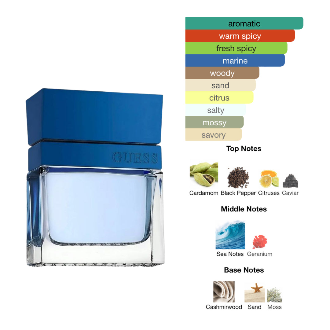 Guess Seductive Homme Blue 3.4 Oz Edt Men