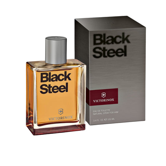 Victorinox Swiss Army Black Steel 3.4 Oz Edt Men