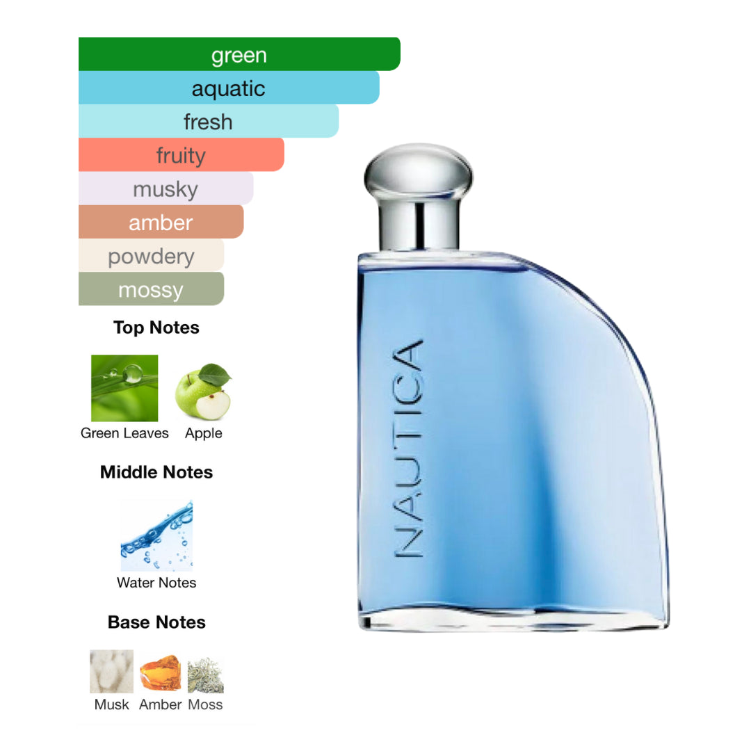 Nautica Blue Sail 3.4 Oz Edt Men