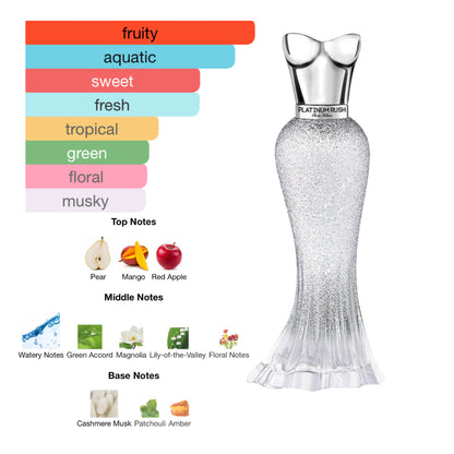 Paris Hilton Platinum Rush 3.4 Oz Edp Women