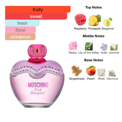 Moschino Pink Bouquet 3.4 Oz Edt Women