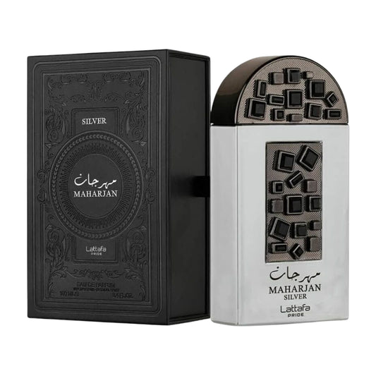 Lattafa Maharjan Silver 3.4 Oz Edp Unisex