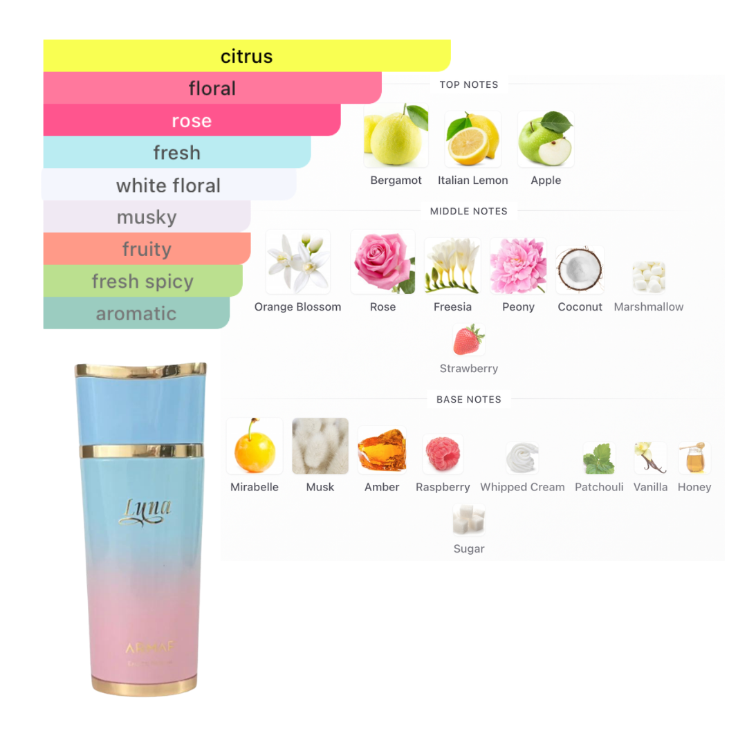 Armaf Luna 3.4 Oz Edp Women