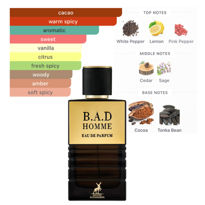 Maison Alhambra B.A.D. Homme 3.4 Oz Edp Unisex