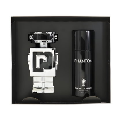 Paco Rabanne Phantom 2Pc Set(3.4 Oz Edt ,5.1 Oz Deo) Men