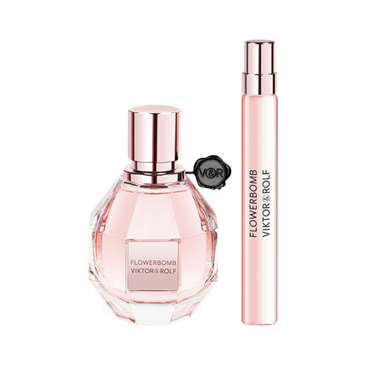 Viktor & Rolf Mini Set Flowerbomb 0.34 Oz Edp/ 0.24 Oz Women