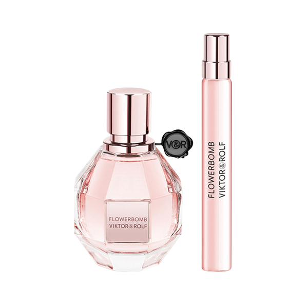 Viktor & Rolf Mini Set Flowerbomb 0.34 Oz Edp/ 0.24 Oz Women