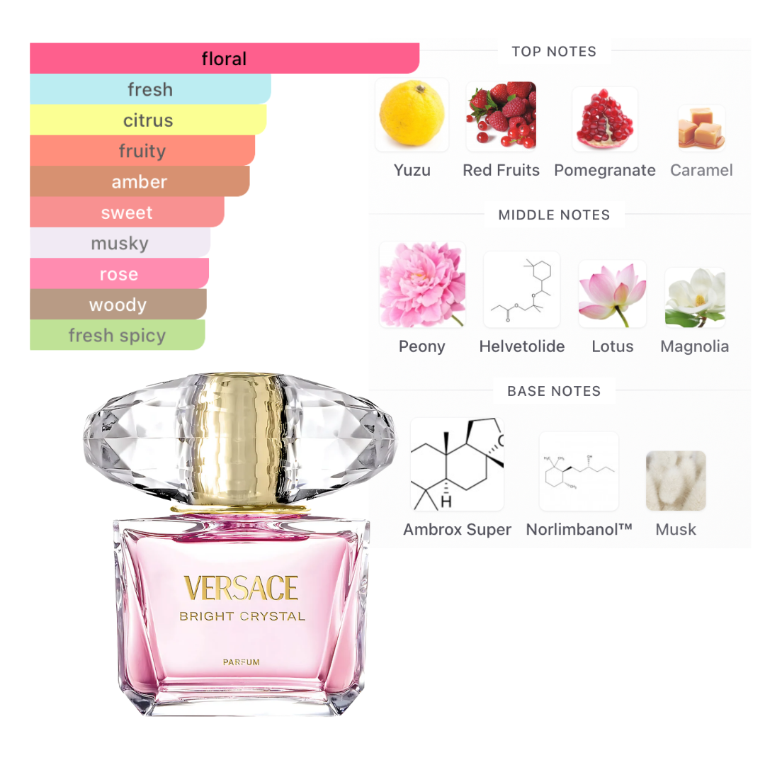 Versace Bright Crystal 3.0 Oz Parfum Women