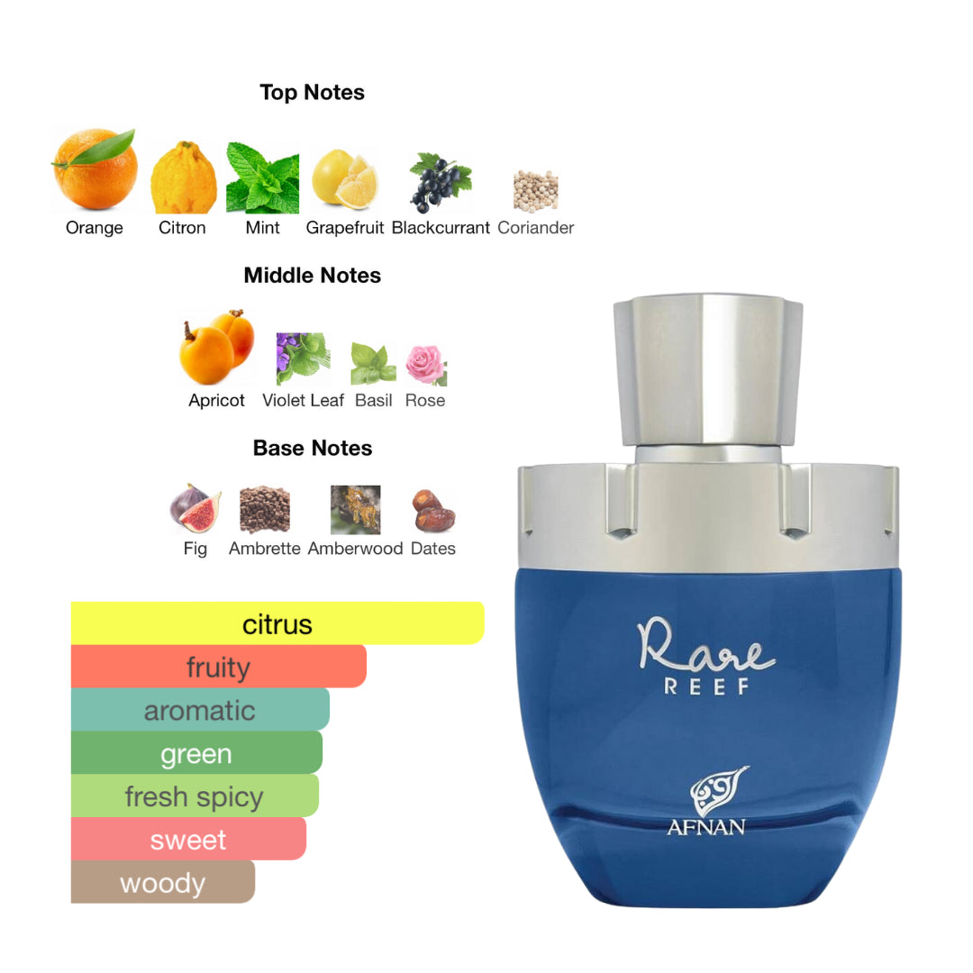 Afnan Rare Reef 3.4 Oz Unisex Edp