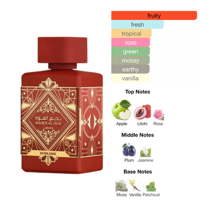 Lattafa Badee Al Oud Sublime 3.4 Oz Edp Unisex