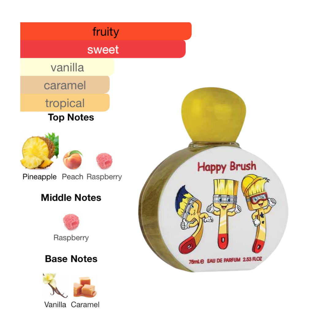 Lattafa Happy Brush 2.5 Oz Edp Kids