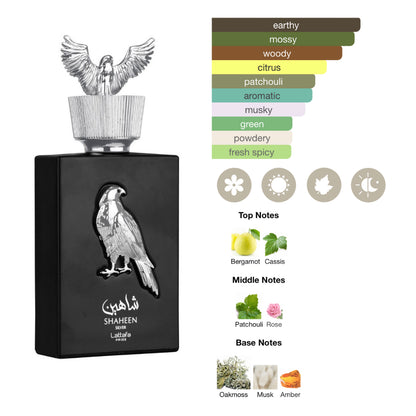 Lattafa Set Pride 5X 0.67 Oz Bike 1910-Shaheen Silver-African Drummer-Shuyukh Silver-Vintage Radio Edp Unisex