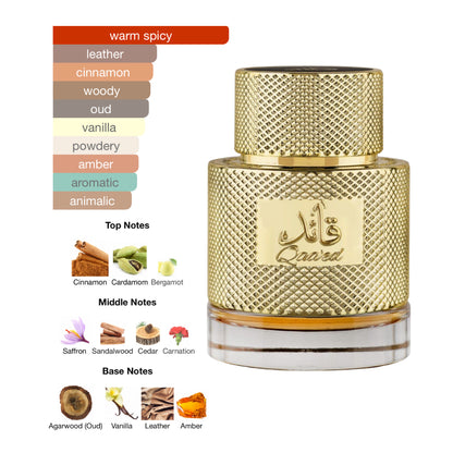 Lattafa Qaaed 3.4 Oz EDP for Men