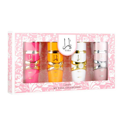 Lattafa Set Yara Collection 4 Pc 0.67 Oz Edp Women