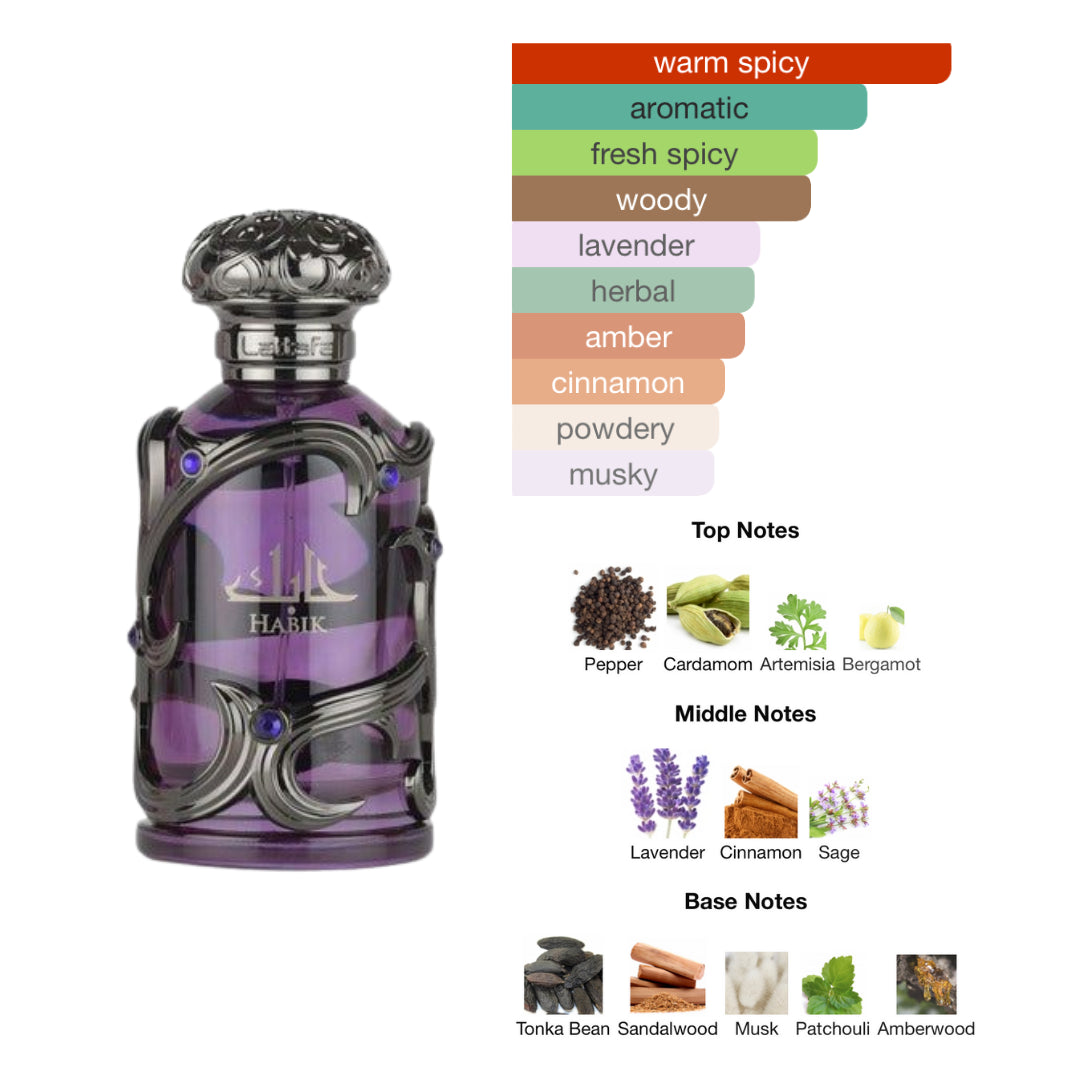 Lattafa Habik 3.4 Oz Edp Men