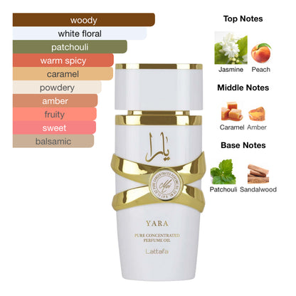 Lattafa Yara Moi  Pure Concentrated Perfume Oil 0.67 Oz Women