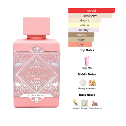 Lattafa Badee Al Oud Noble Blush Edp 3.4 Oz Women