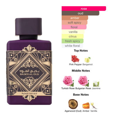 Lattafa Badee Al Oud Amethyst 3.4 Oz EDP Unisex