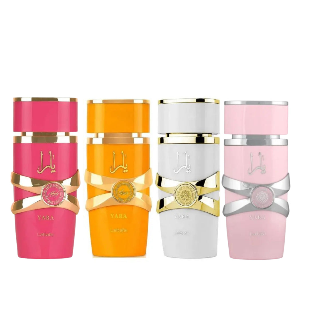 Lattafa Yara Collection 4 Pcs 0.17 Oz Edp Women