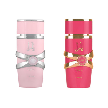 Lattafa Yara 5Th Anniversary: Yara 3.4 Oz EDP + Candy 3.4 Oz EDP for Women