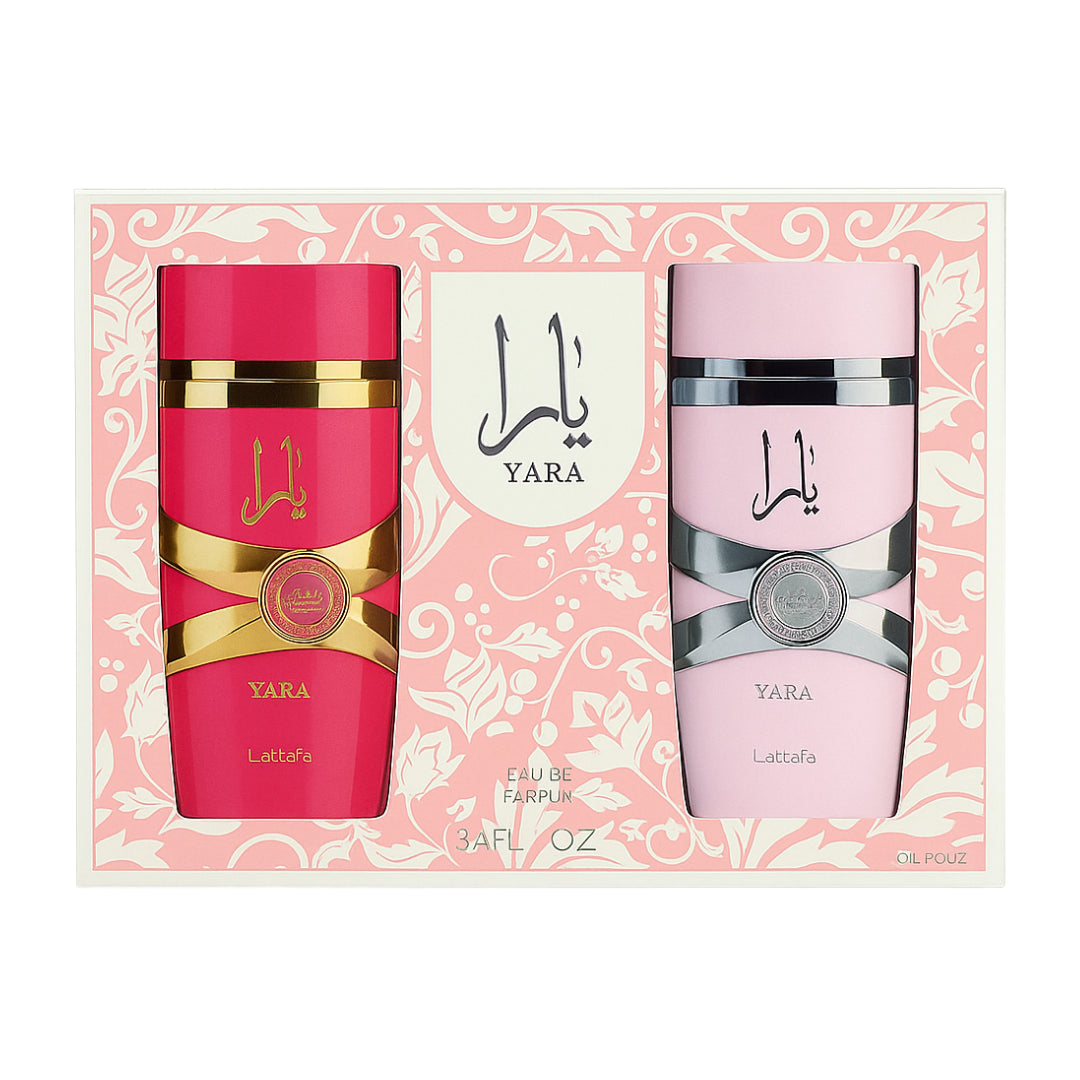 Lattafa Yara 5Th Anniversary: Yara 3.4 Oz EDP + Candy 3.4 Oz EDP for Women