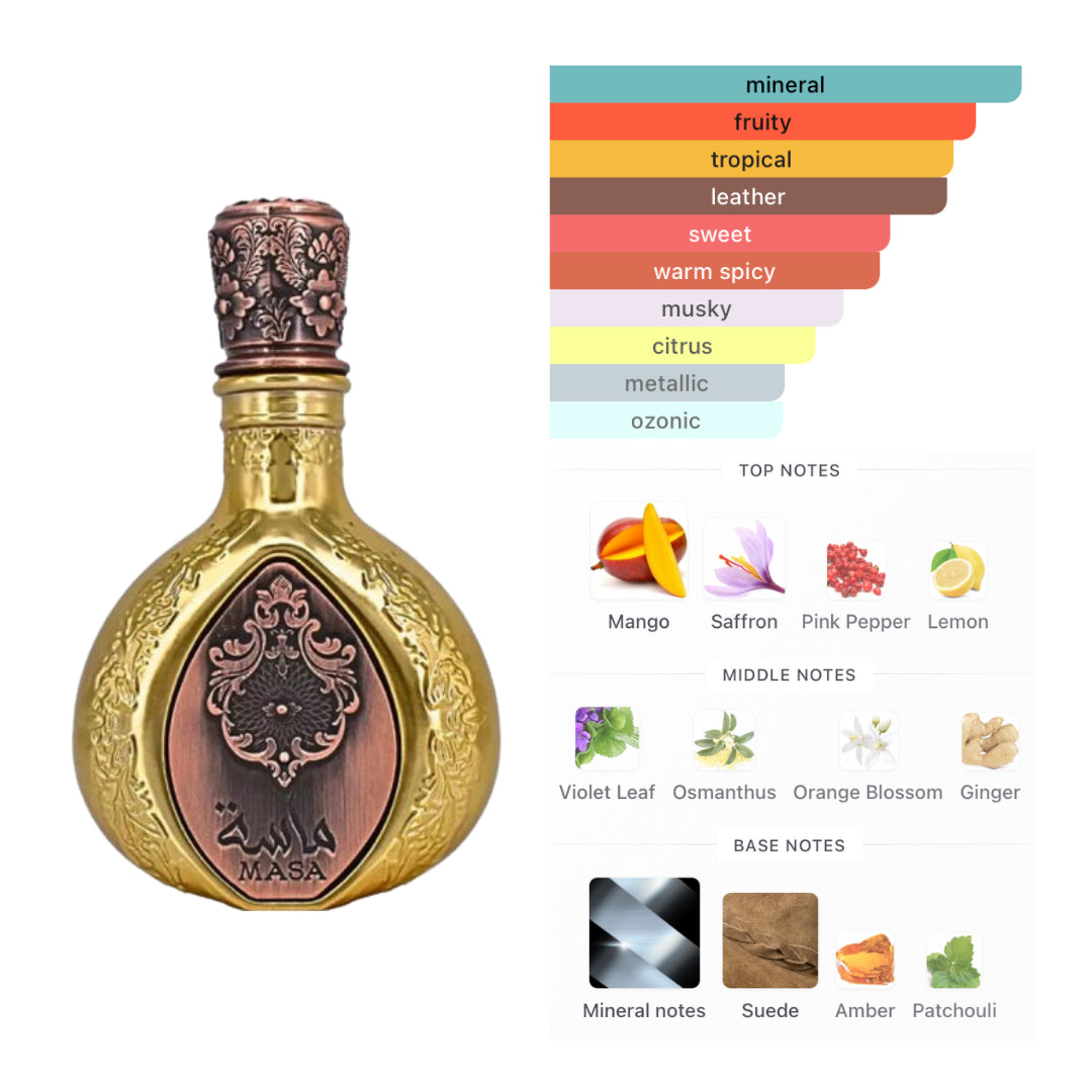 Lattafa Masa 3.4 Oz Edp Unisex