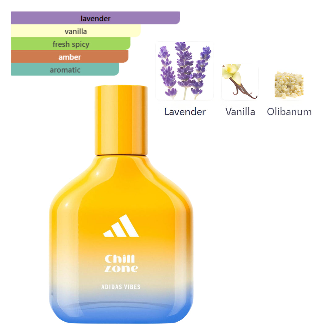 Adidas Vibes Chill Zone 3.4 Oz Edp Unisex