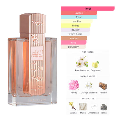 Lattafa Angham Second Song 3.4 Oz Edp Women